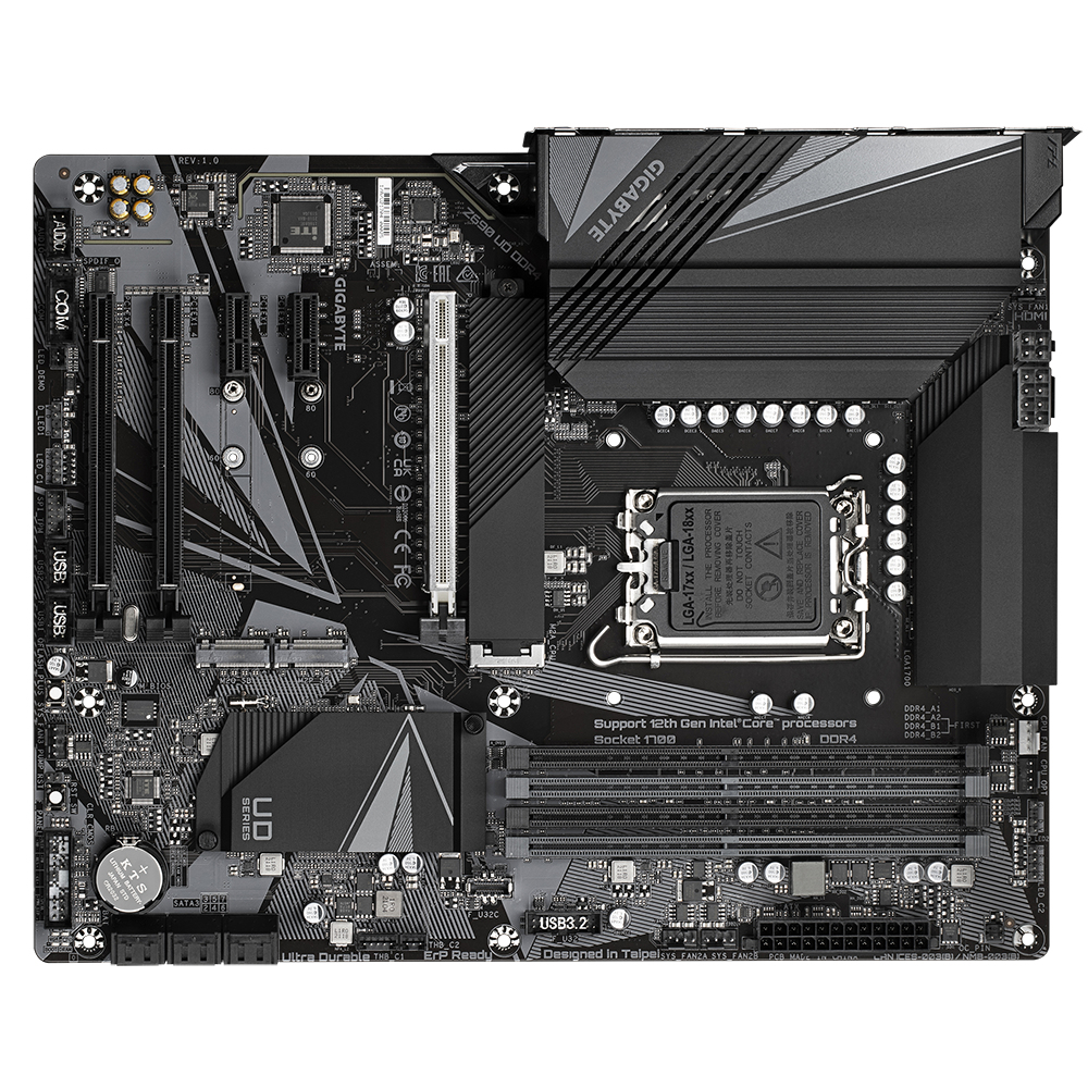 Bekijk afbeelding 2 van Gigabyte 1700 Z690 UD DDR4 - DDR4/2xM.2/DP/HDMI/ATX